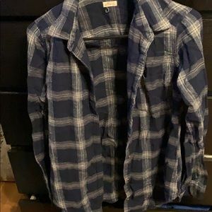 Plaid button down shirt